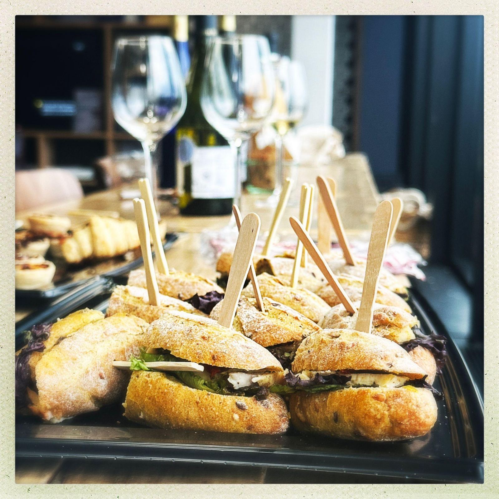 Mini sandwiches traiteur